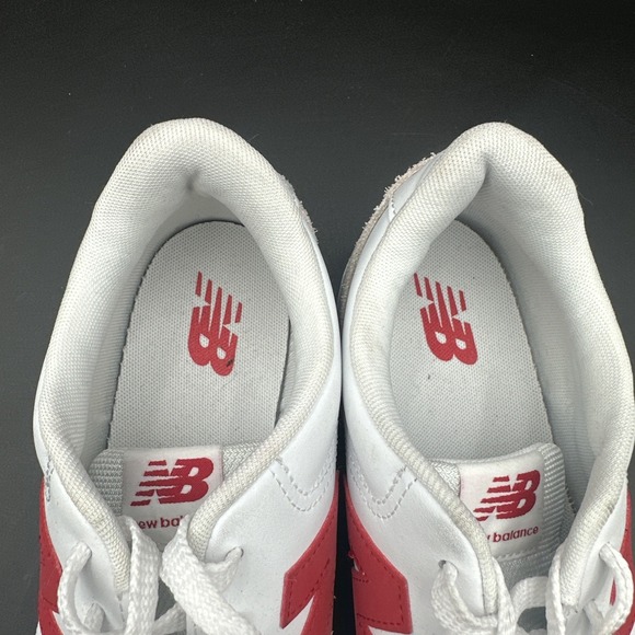 New Balance BB80RTB Men\'s Sneakers White Red Size 9.5 US 43 EU Leather Casual main image 8